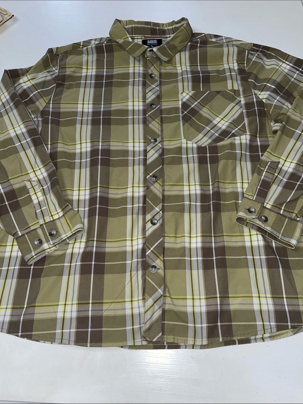 Alaskan Hardgear like new plaid flannel size 3XL